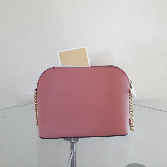 NWT MICHAEL KORS LEATHER CINDY DOME CROSSBODY BAG - Picture 5 of 7